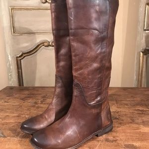 FRYE PAIGE Over The Knee Equestrian Campus Women's Boots Slip On Size 6 B Brown
